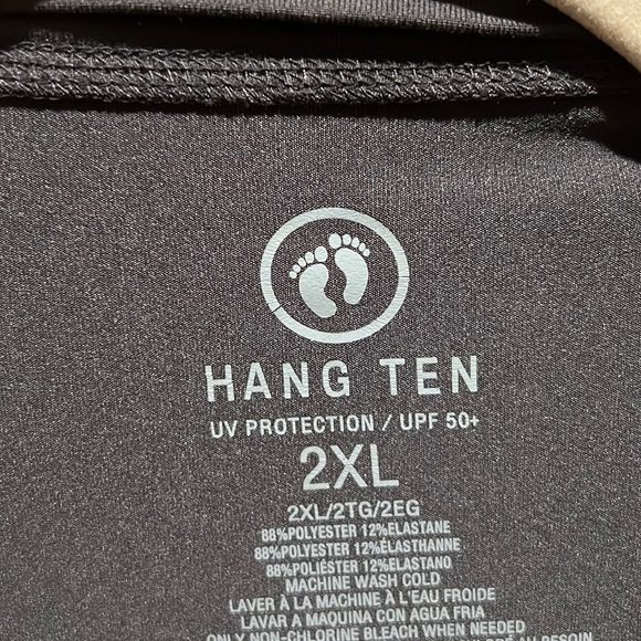 Hang Ten Men’s Long Sleeve Sun Tee Shirt UPF 50+ Protection & Soft Feel - Picture 3 of 6